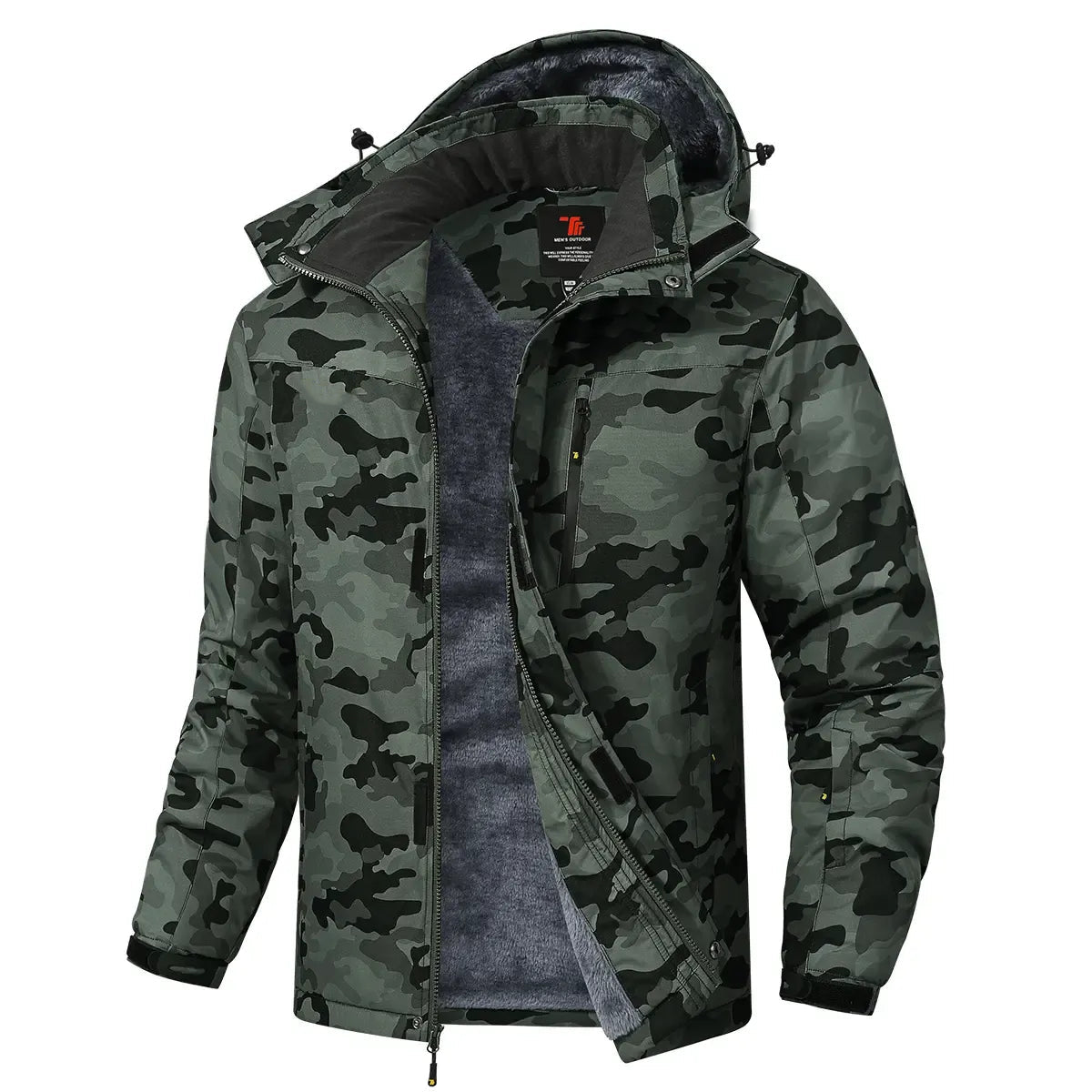 Men’s Winter Ski Snow Jacket Waterproof Windproof Fleece Lined