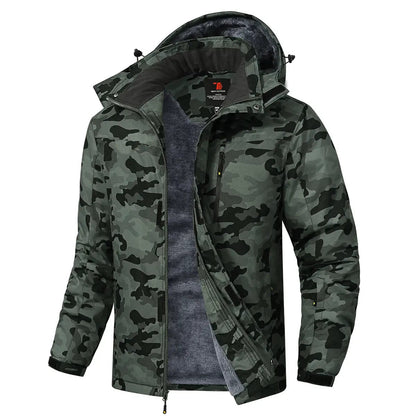 Men’s Winter Ski Snow Jacket Waterproof Windproof Fleece Lined