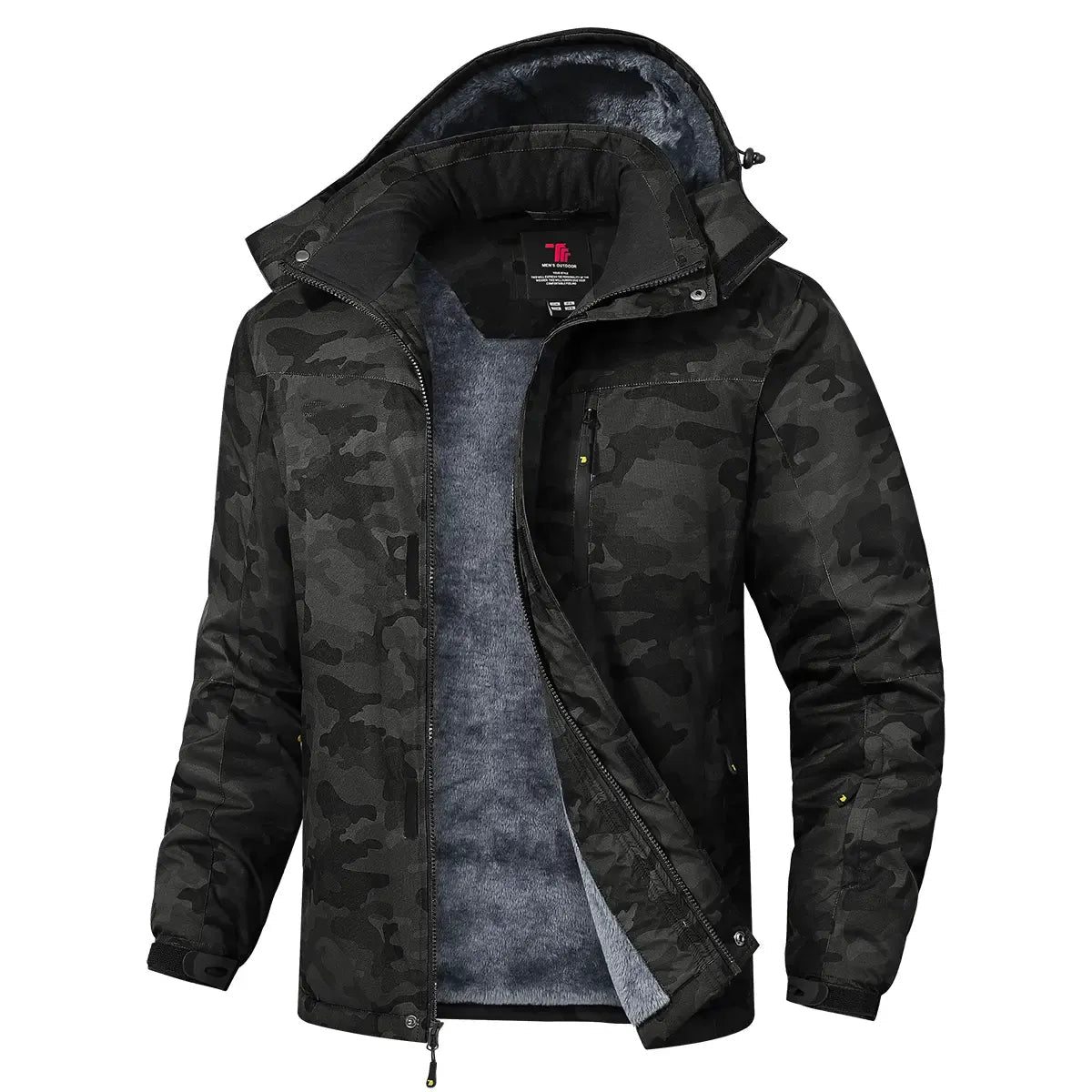 Men’s Winter Ski Snow Jacket Waterproof Windproof Fleece Lined