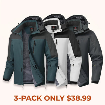 Men’s Winter Ski Snow Jacket Waterproof Windproof Fleece Lined